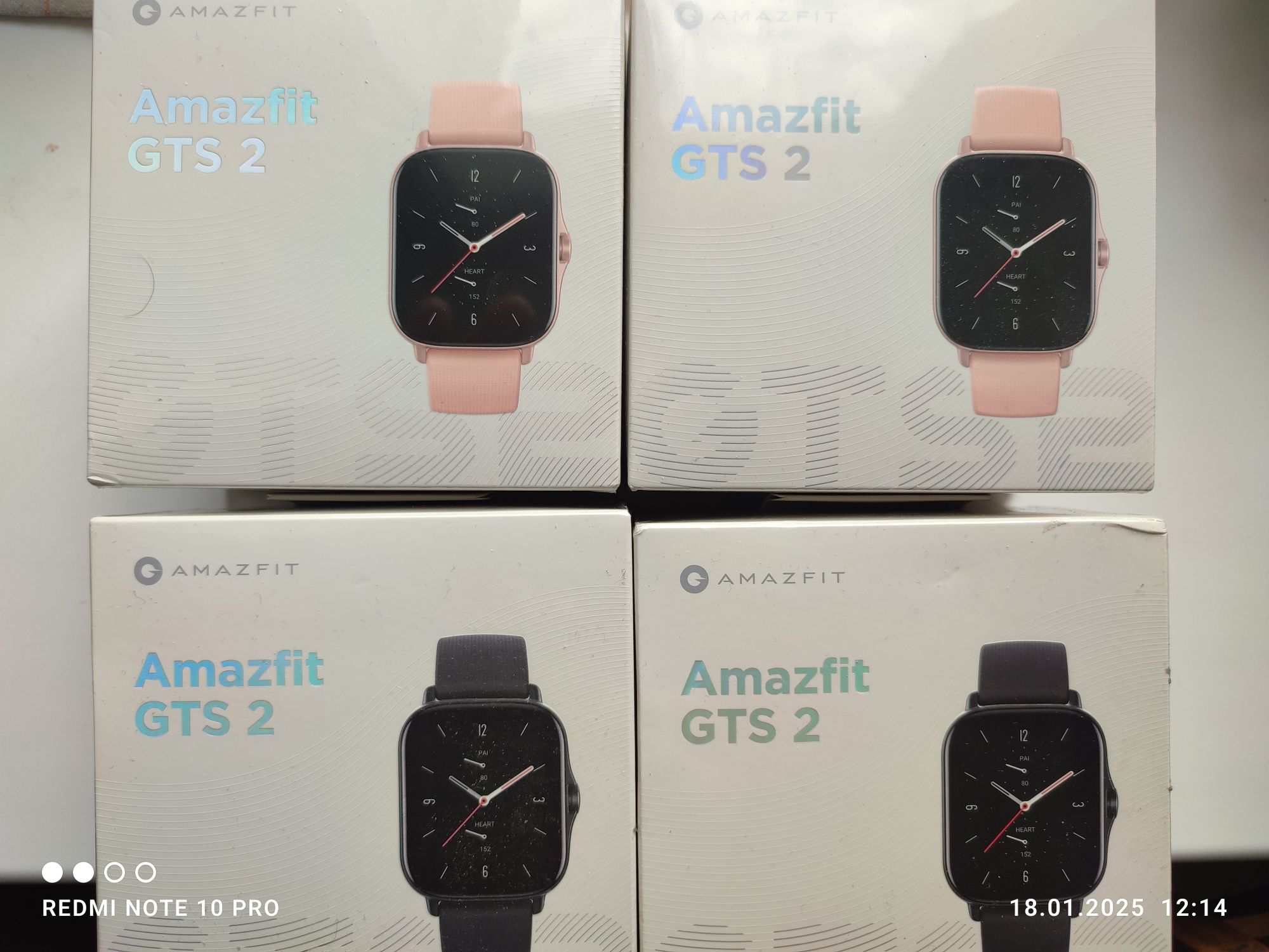 Часы Amazfit GTS 2 Space Black,Petal Pink (New Version)
