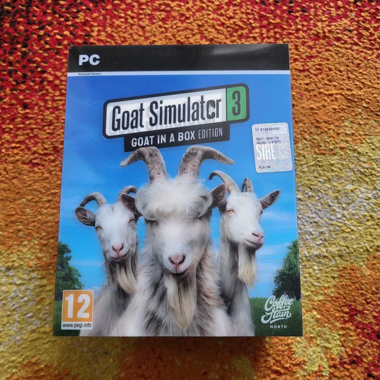 Goat Simulator 3 Maskotka Gadżety Symulator Kozy Zawartość in a Box