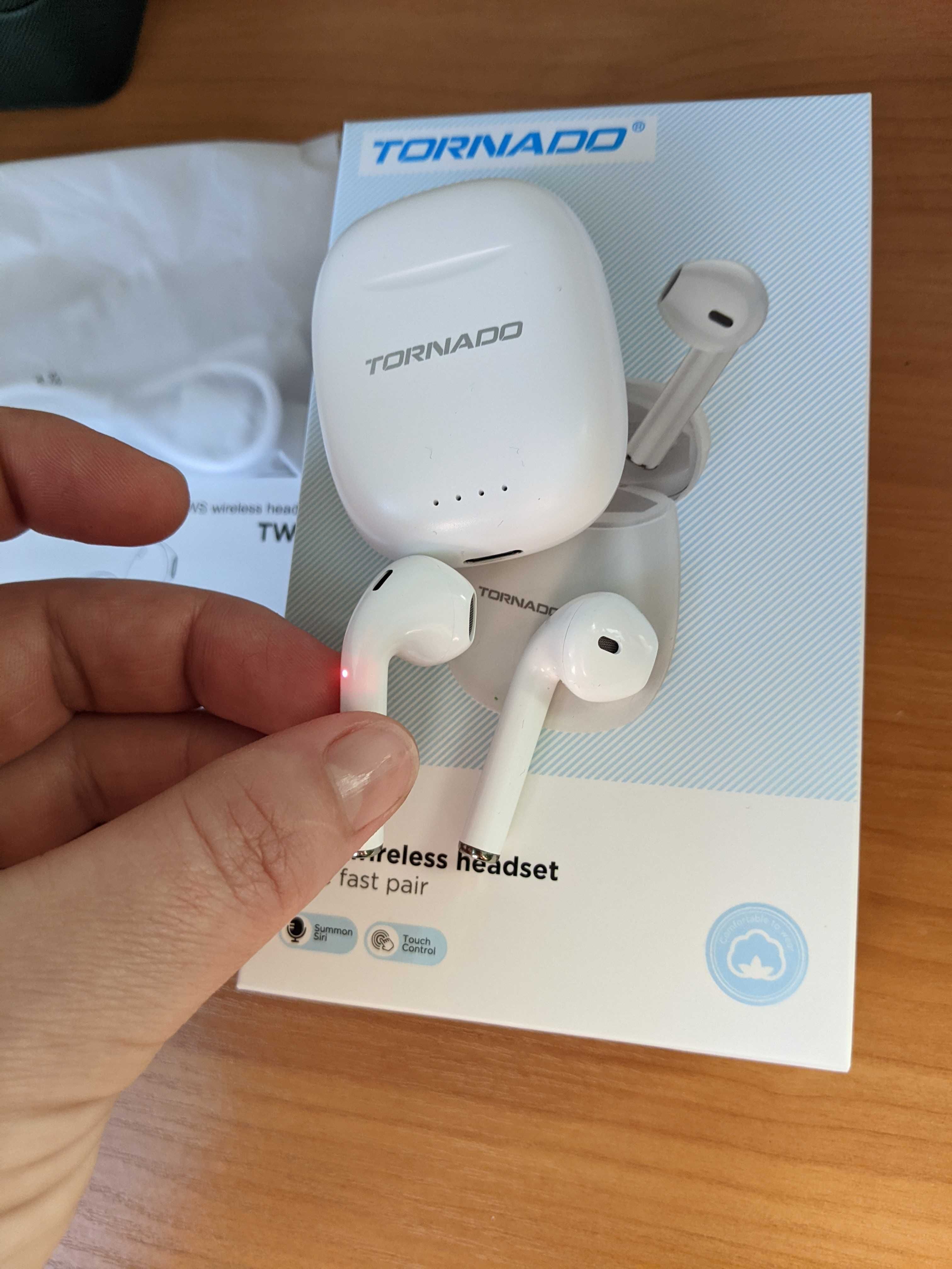 Наушники Беспроводные TWS (Bluetooth) Tornado TW11 White