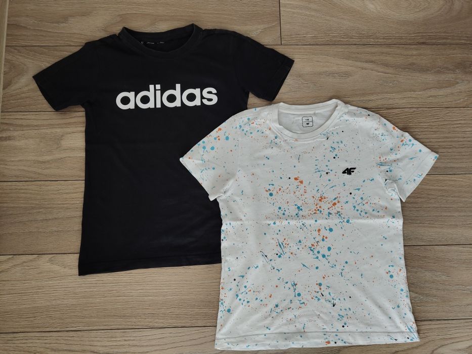 Zestaw koszulek z krótkim rękawem adidas i 4F, r. 146