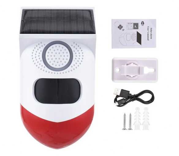 Уличная сигнализация на солнечной батарее Solar