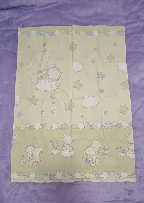 Дитяча постільна білизна у ліжечко,  люльку, з бортиками.