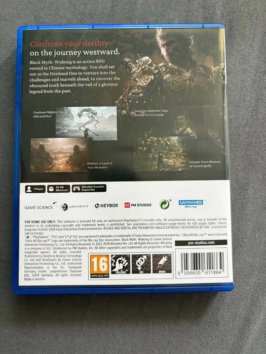 Wukong black myth PS5
