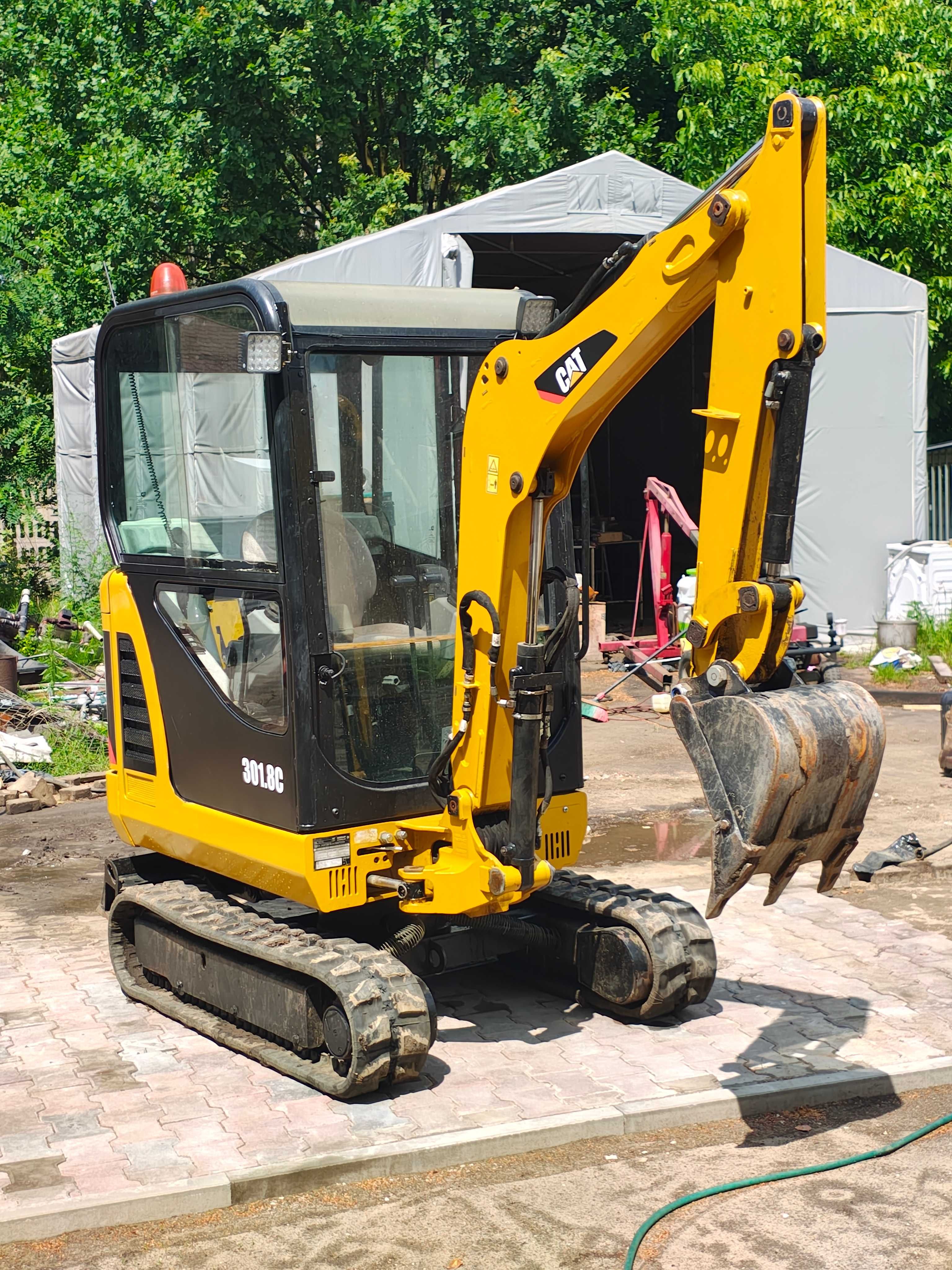 Minikoparka Caterpillar 301.8C 2012 rok