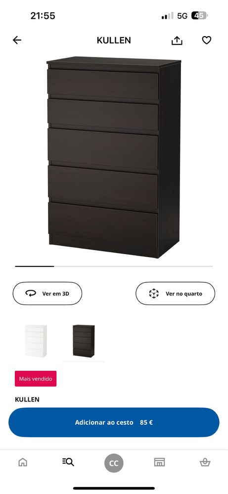 Comoda ikea com 5 gavetas
