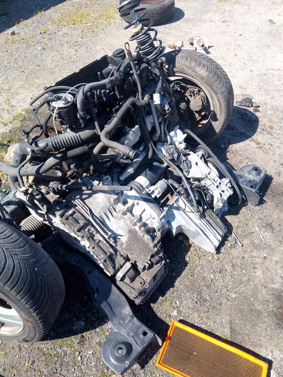 Motor e caixa de Mercedes Classe A, 170 CDI, 2006