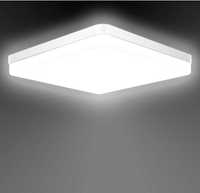 Plafon LED kwadratowy Biały 36W