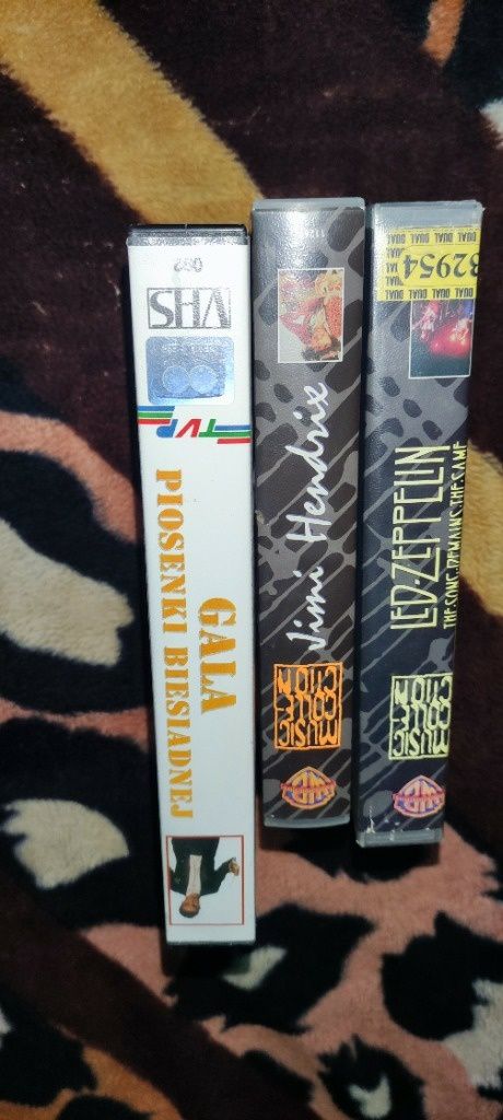 Koncerty, muzyka, biografia vhs