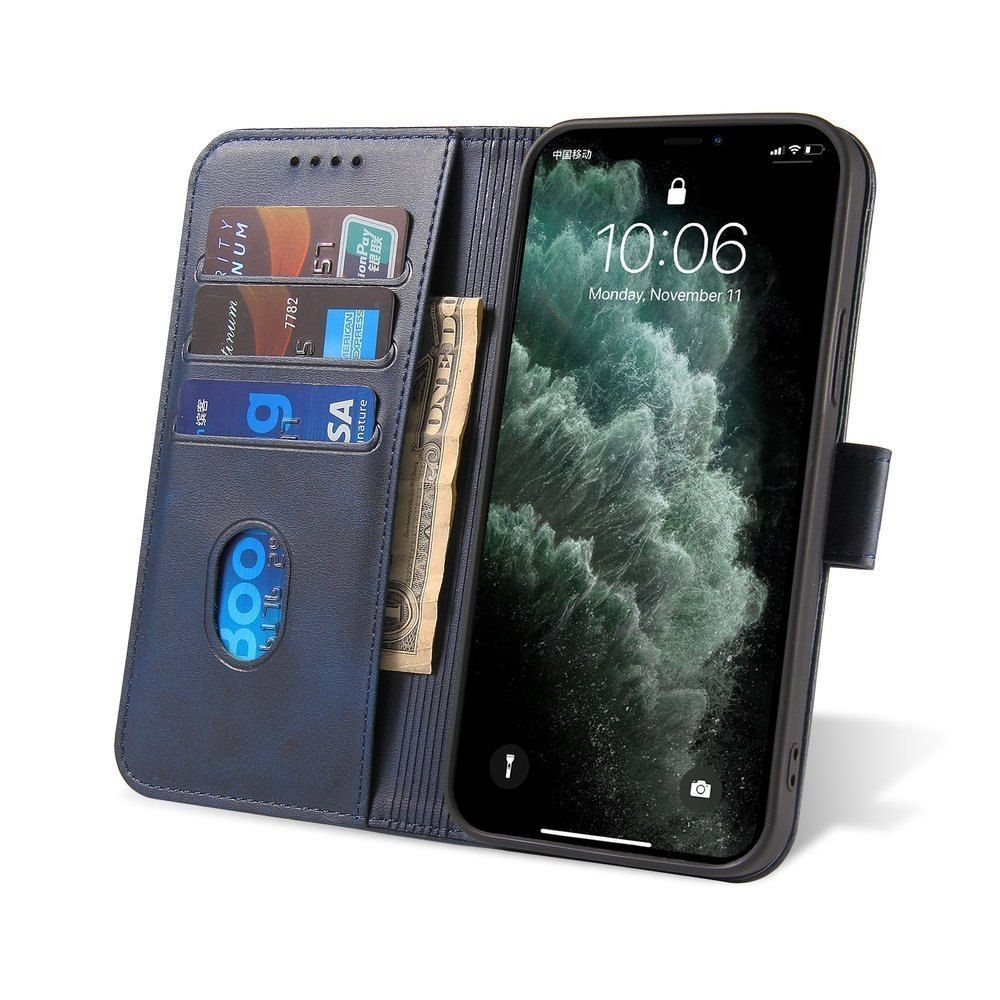 Futerał Etui Portfel Z Klapką Do Iphone 12 Pro / Iphone 12 Niebieski