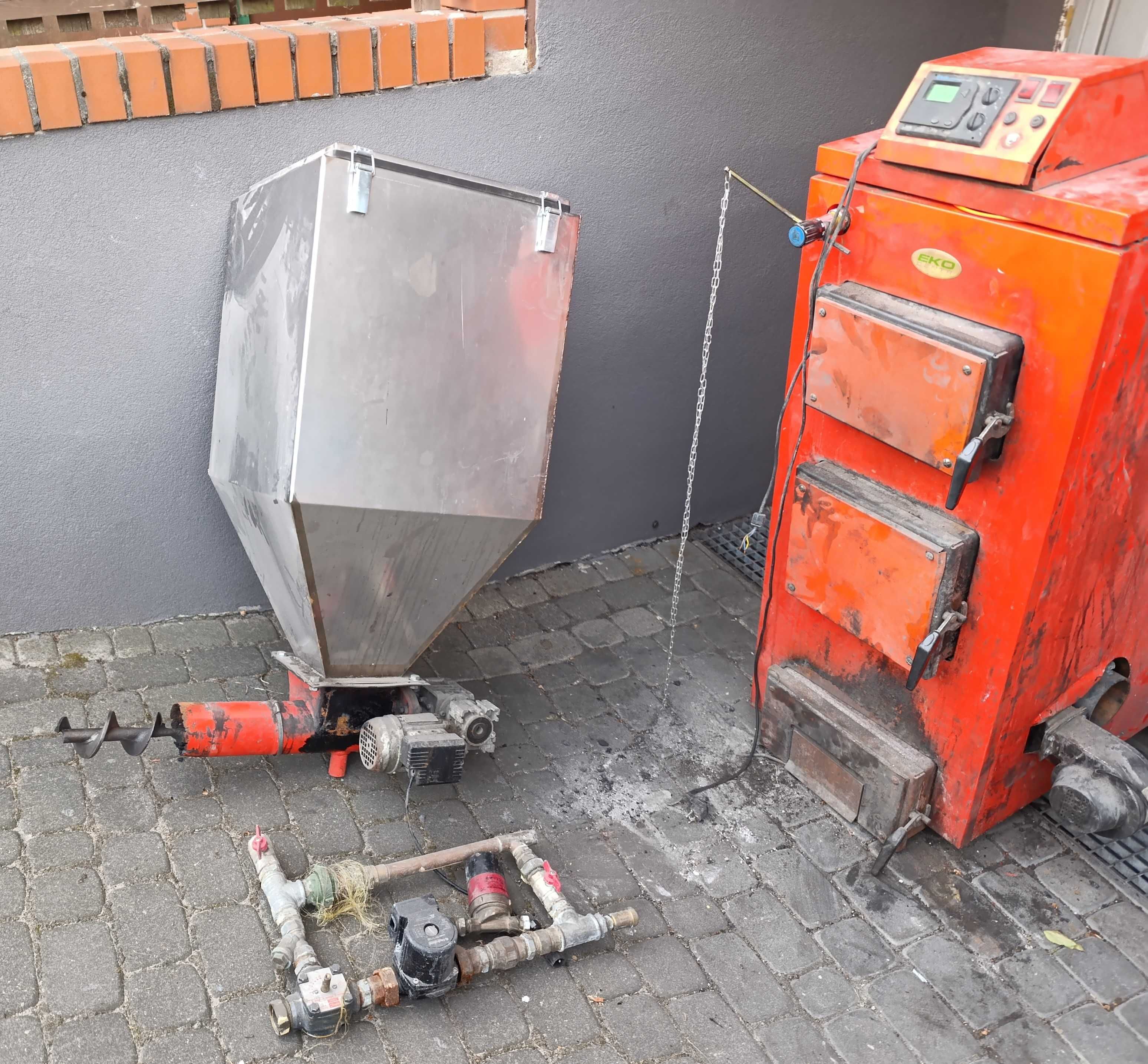 części do pieca NA EKOGROSZEK pelet z podajnikiem EKOCENTR 25KW