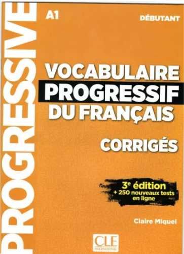 Vocabulaire progressif du Francais... A1 klucz ed3 - Claire Miquel