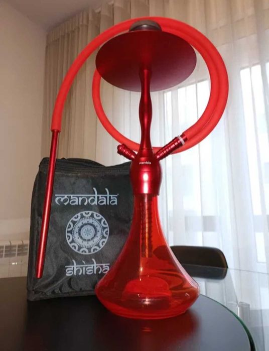 Shisha Mandala – Vermelha (com bolsa de transporte) usada 1x