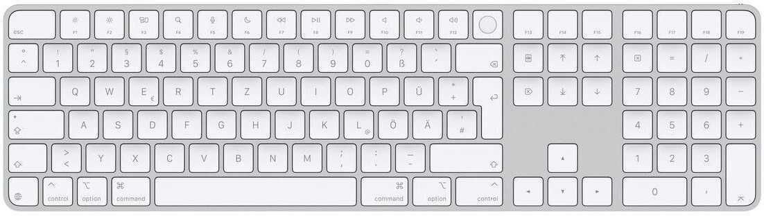 Apple Magic Keyboard with Touch ID  Біла (DE) (MXK73D/A) Нова!