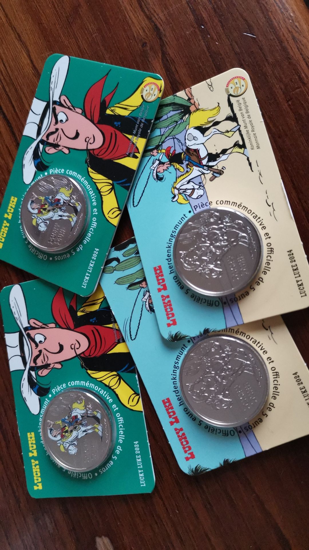 Moeda lucky luck em coincard - Bélgica