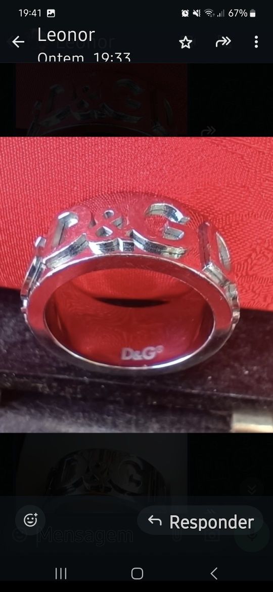 Anel Dolce&Gabana