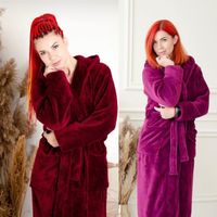 Мягкий , теплый ,женский махровый халат , Турция , Отличное качество