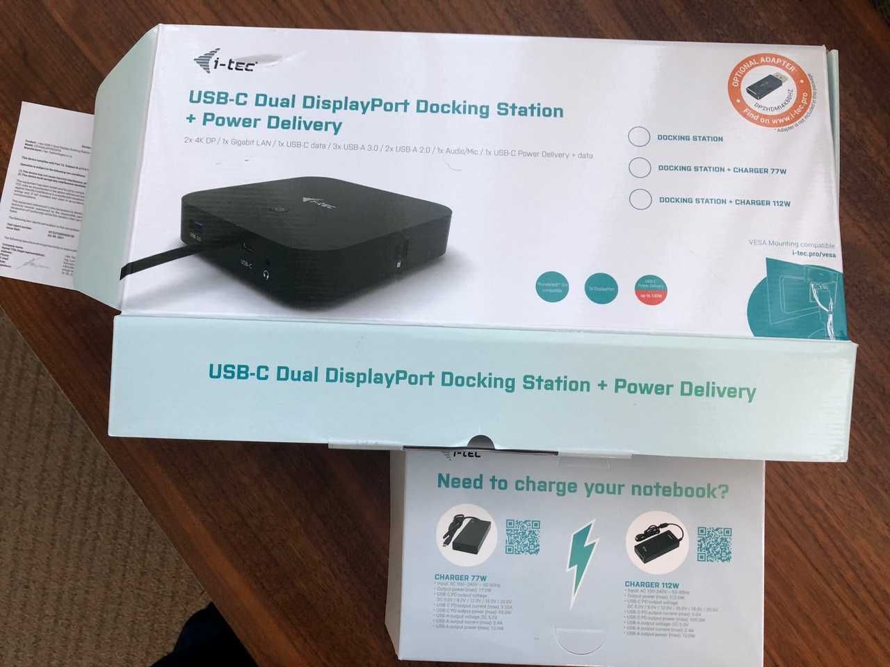 Nowa !! - Stacja dokująca G4 Thunderbolt4 120W plus zasilacz