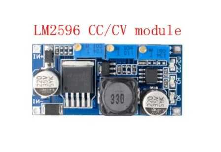 Модуль напряжения понижающий 3.2-40В до 1.25-35В 3А, LM2596 CC/CV
