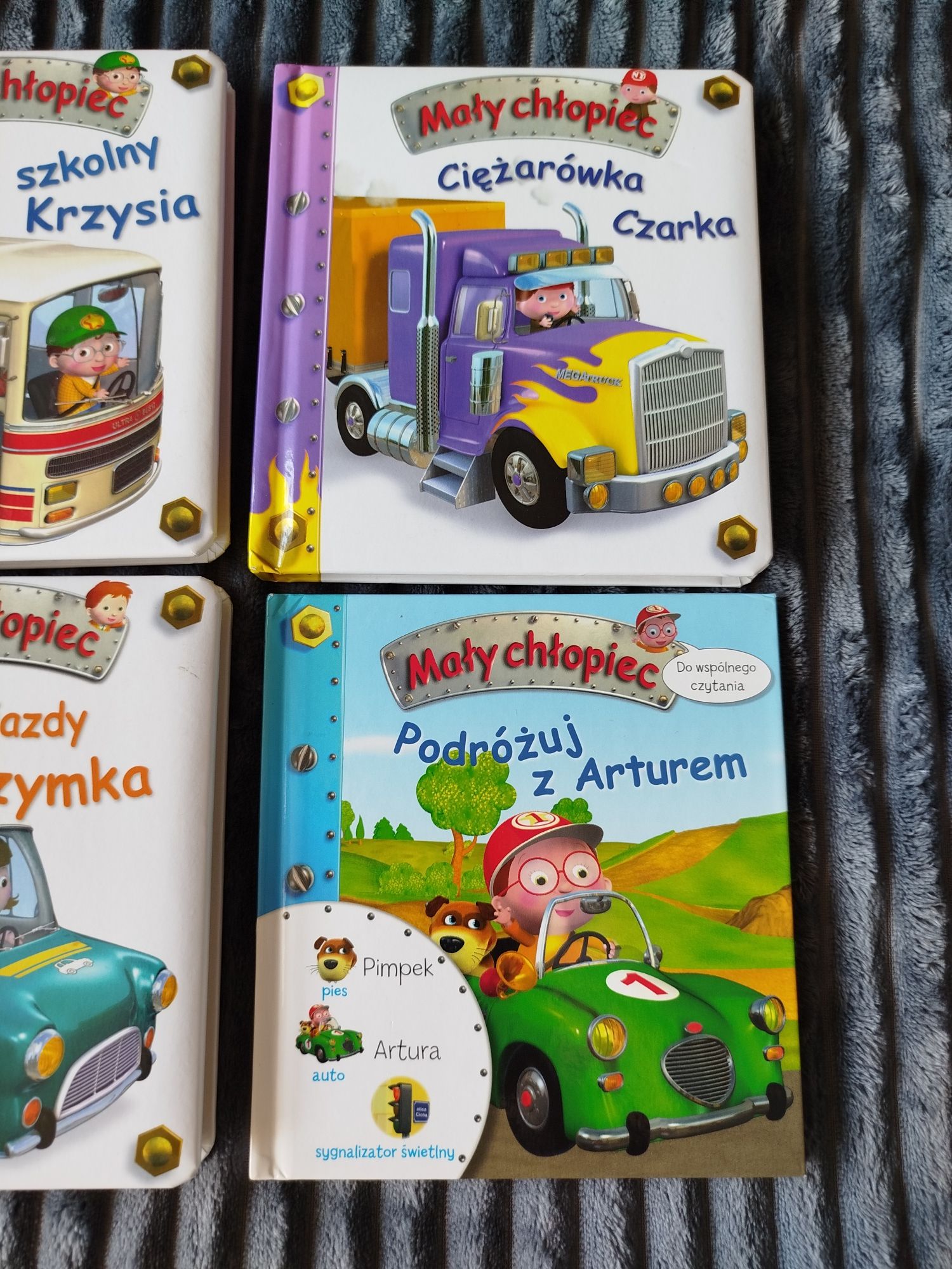 Książeczki dla chłopca o pojazdach