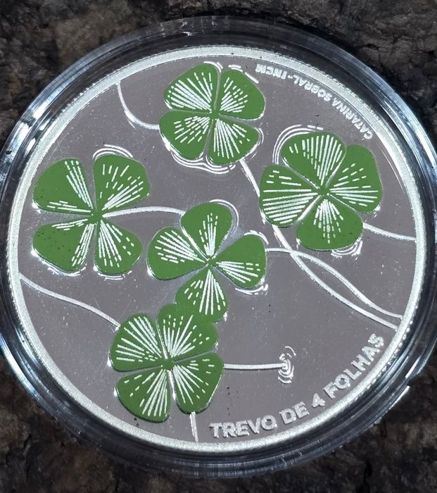 5€ Proof , Trevo de quatro folhas l, 2018