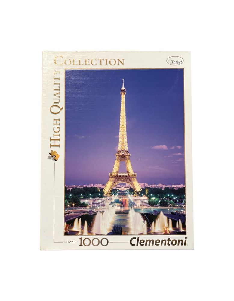 pełne puzzle Clementoni High Quality Eiffel Tower Paris, 1000.