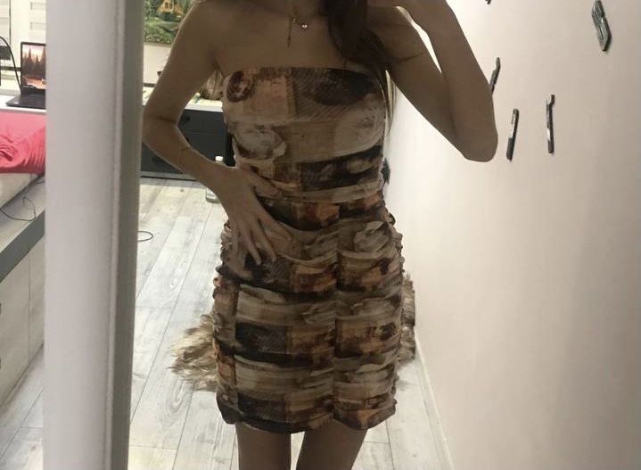 Новое платье короткое