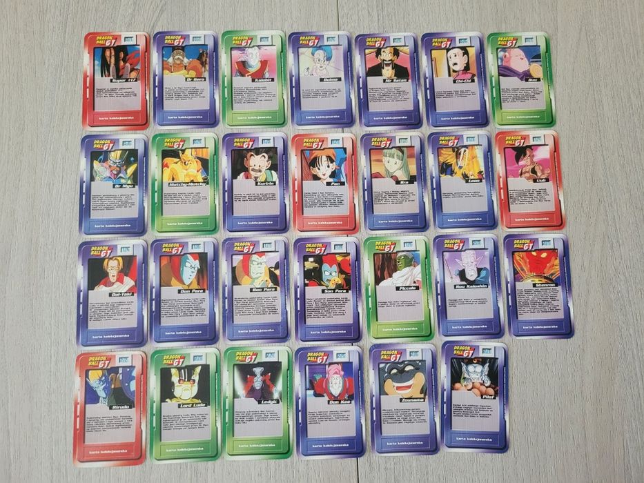 Karty Dragon Ball Chio - 27/27 GT kolekcjonerskie