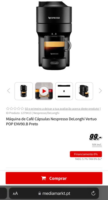 Novo Lote - Vertuo Pop Brancas e Pretas