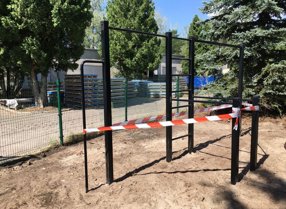 Plac zabaw Park Street Workout Drążek podciągania + poręcze CROSSFIT