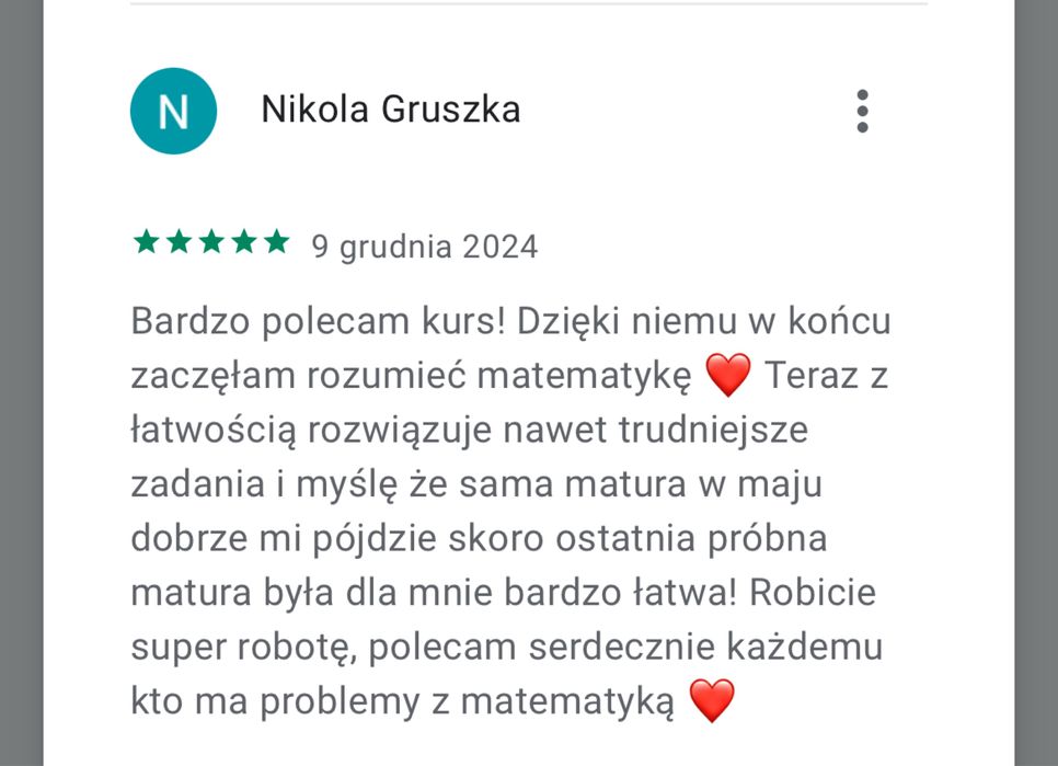 Korepetycje matematyka