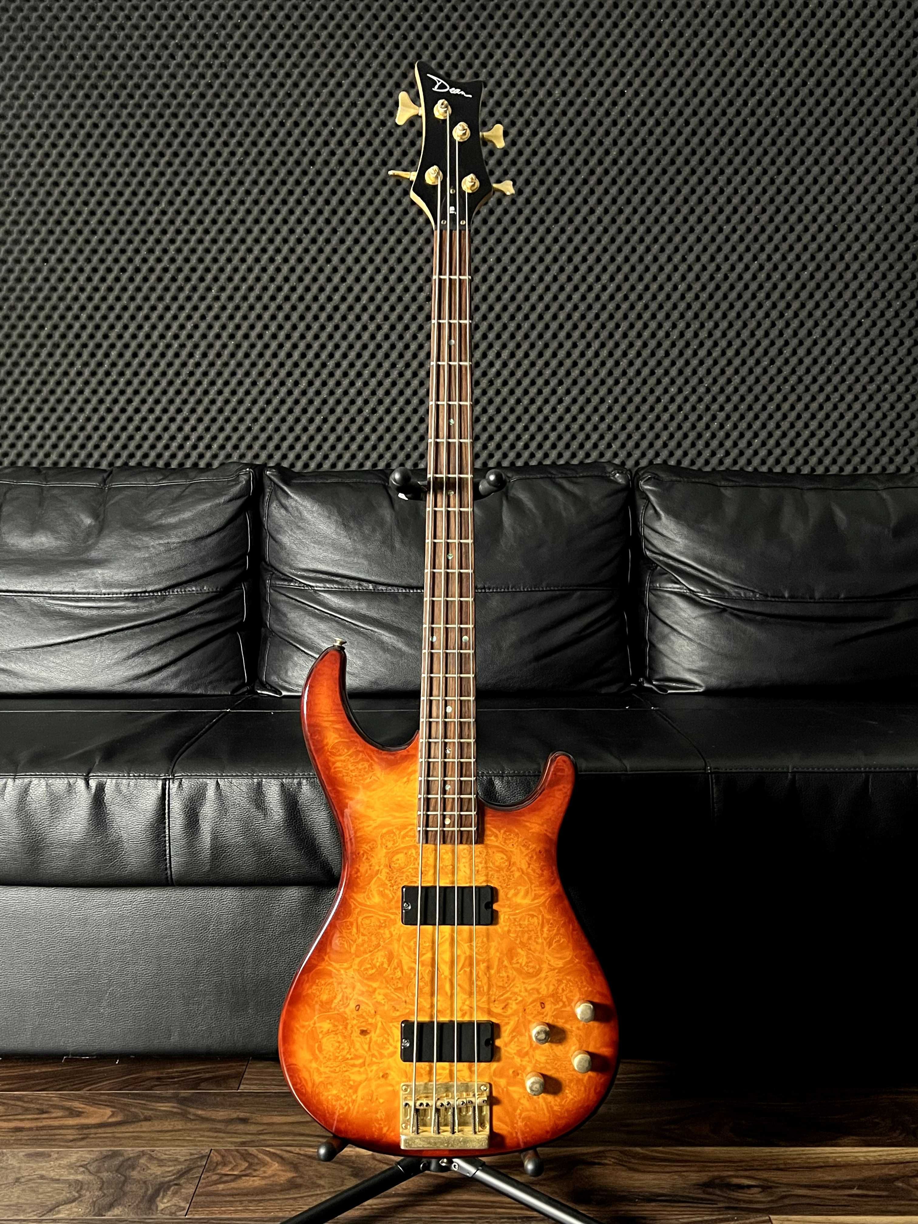 Dean Jeff Berlin Player Signature Bass Mid-2010 - Trans Braziliaburst