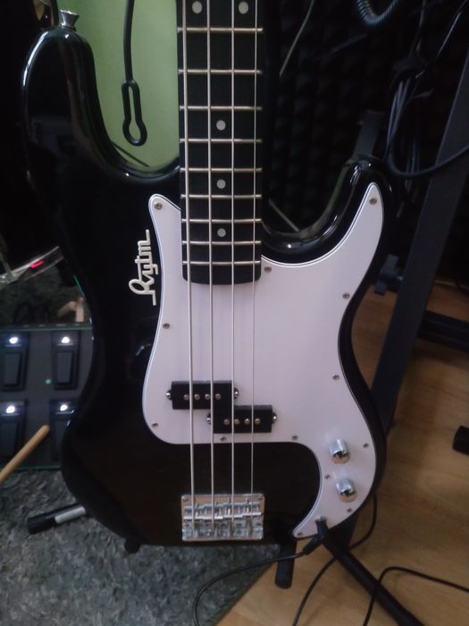 Gitara basowa Harley benton  pb20bk+ HB bass expander dodatki gotowy s