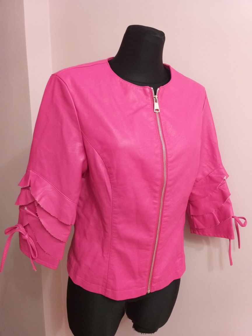 Рожева весняна курточка(замінник)46-48