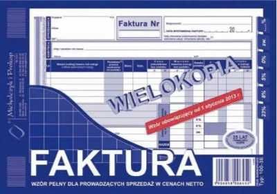 Faktura wielokopia 100 - 3E