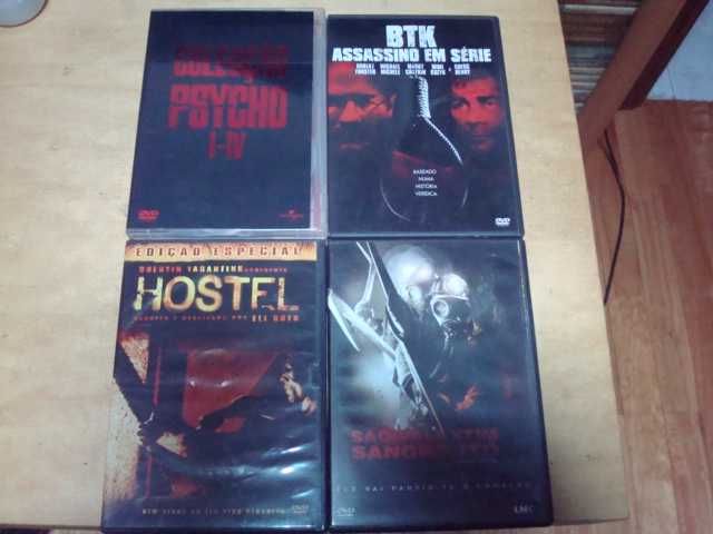 lote 21 filmes terror originais, etc