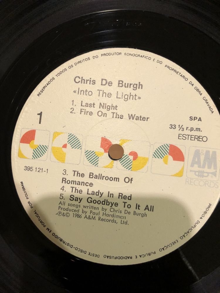 Disco vinil Chris de Burgh