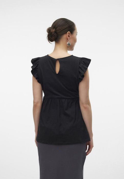 Bluzka ciążowa z falbanką Mamalicious XXL