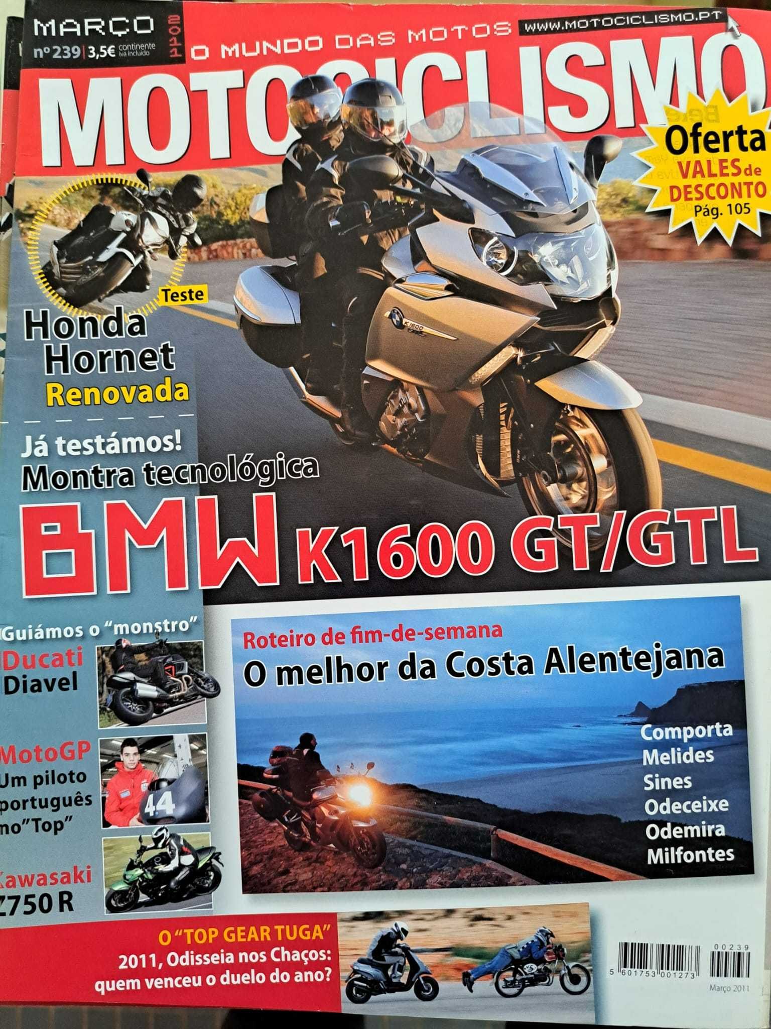 Revistas "moto jornal" e "Motociclismo" - estimadas