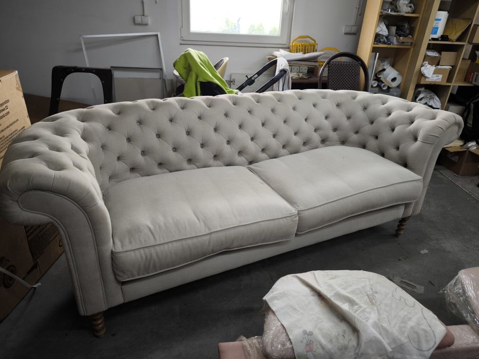 Sofa pikowana 3 osobowa typ Chesterfield