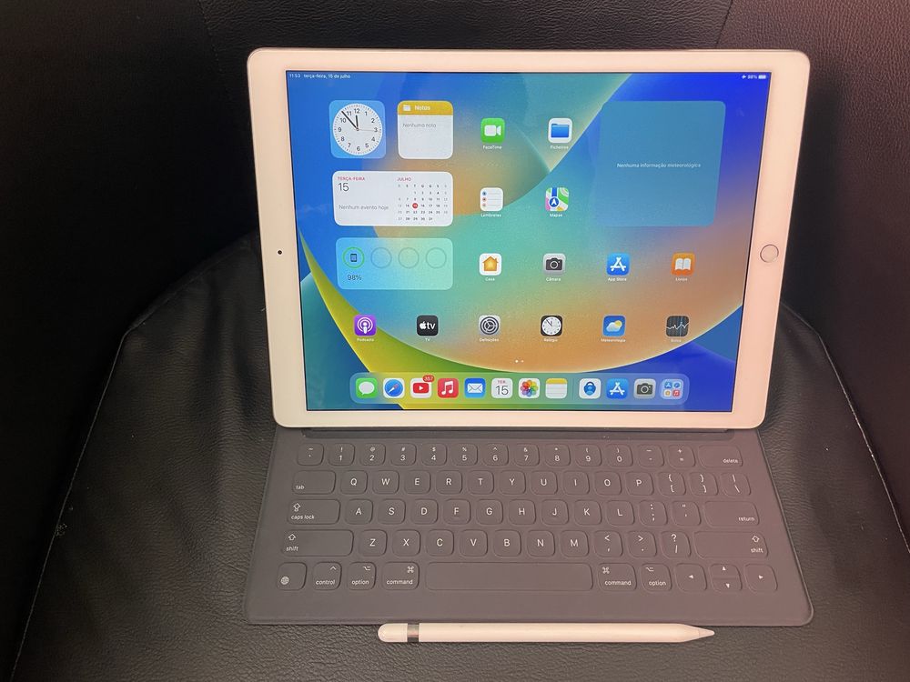 Ipad Pro 12.9 polegadas 128GB + Apple pencil + Magic Keyboard