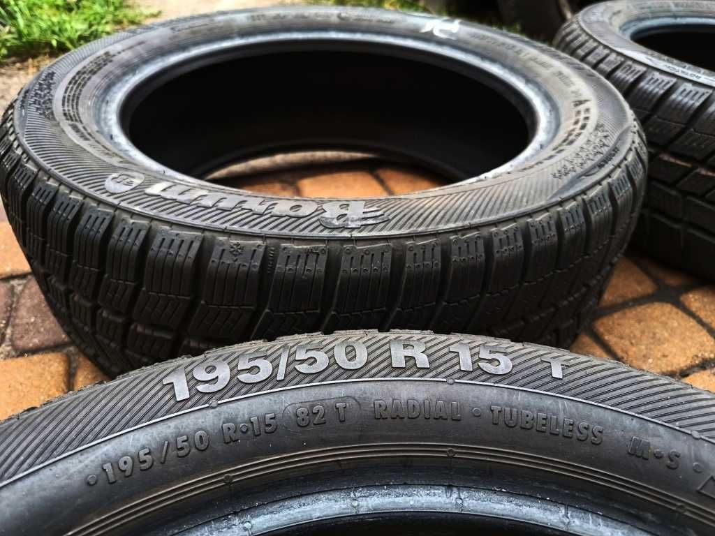 Jak NOWE 195/50R15 4Opon Całoroczne BARUM Polaris3 M+S Germany2019~7mm