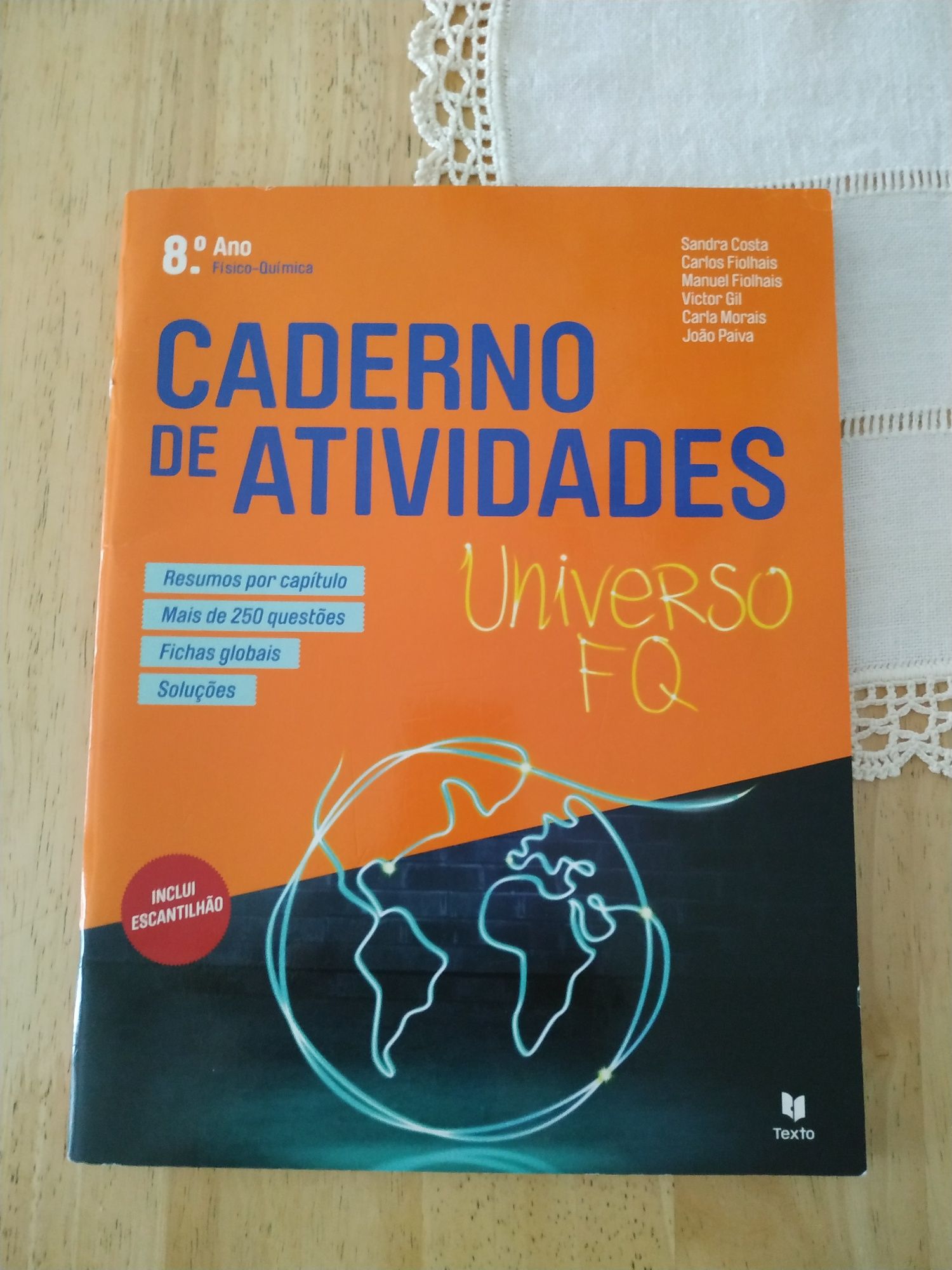 Caderno de Atividades Físico Química 8 ano Universo FQ