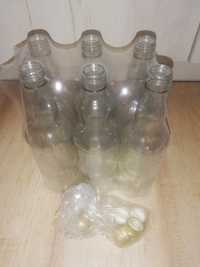 Szklane butelki 0,5l 500 ml zakrętki na wódkę nalewkę