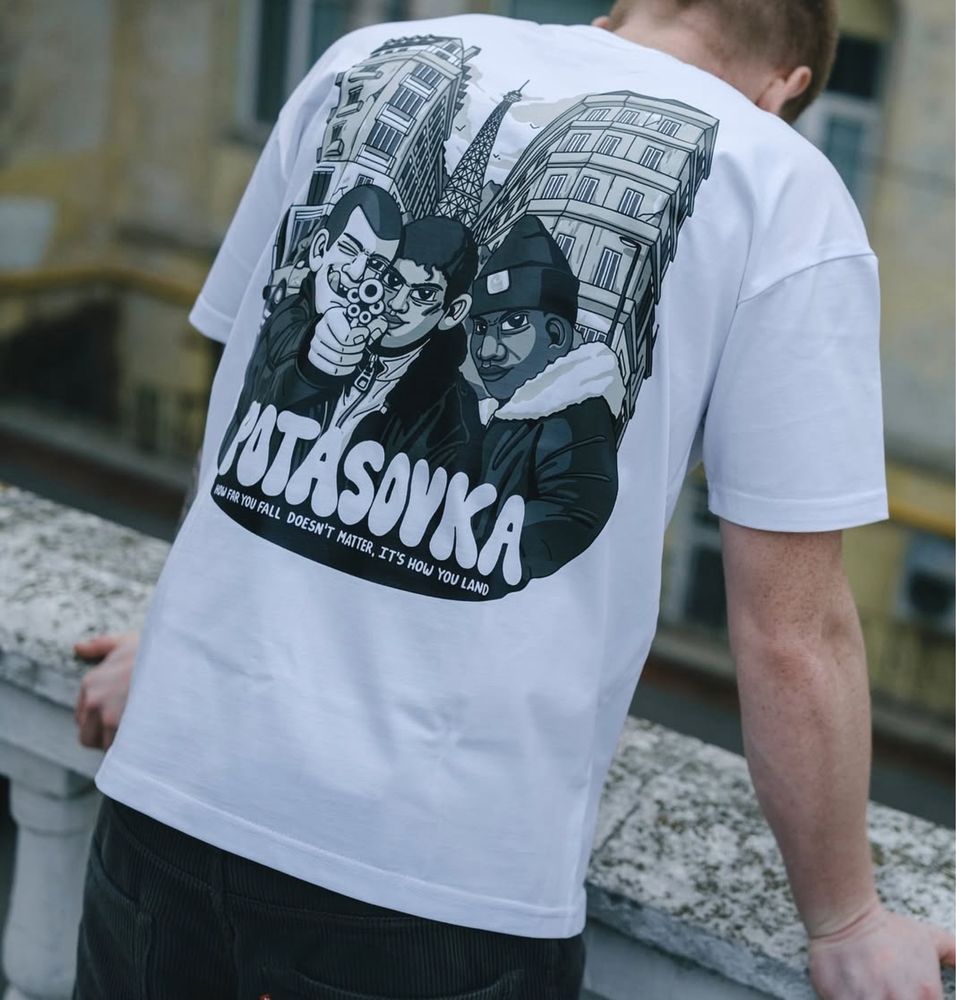 Футболка Potasovka krbk stone M