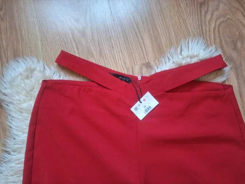 Spodnie czerwone, dzwony Mohito