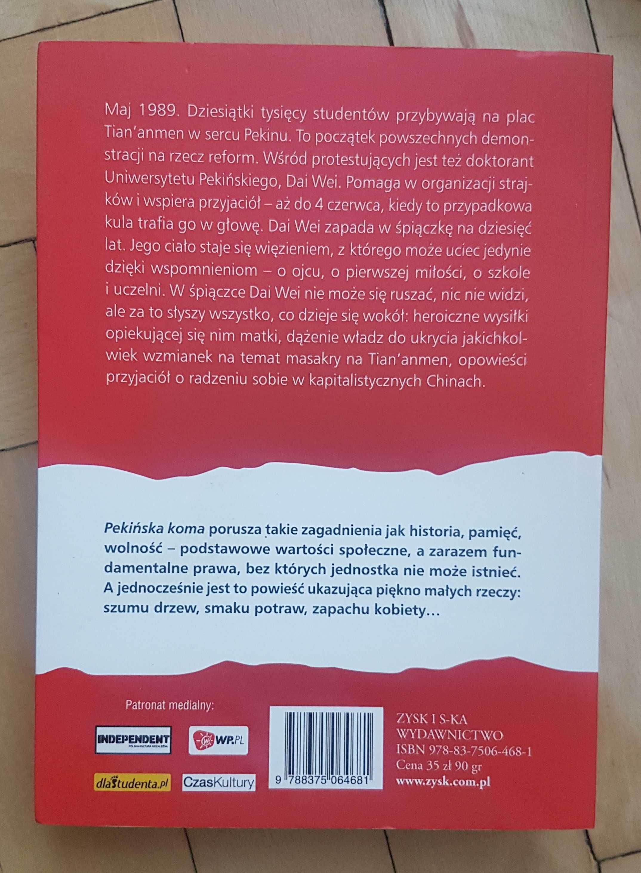 Książka: Ma Jian Pekińska koma