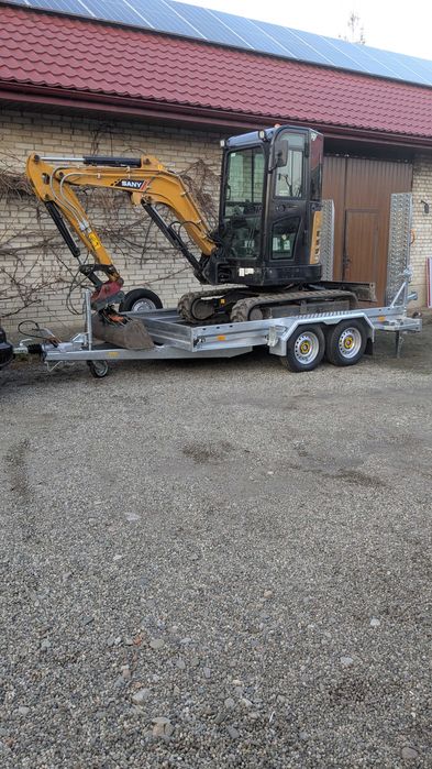 Wynajem minikoparki 3 t niska cena faktura VAT