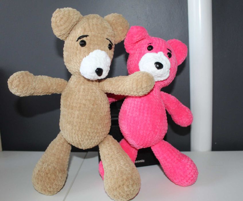 Maskotka Miś na szydełku