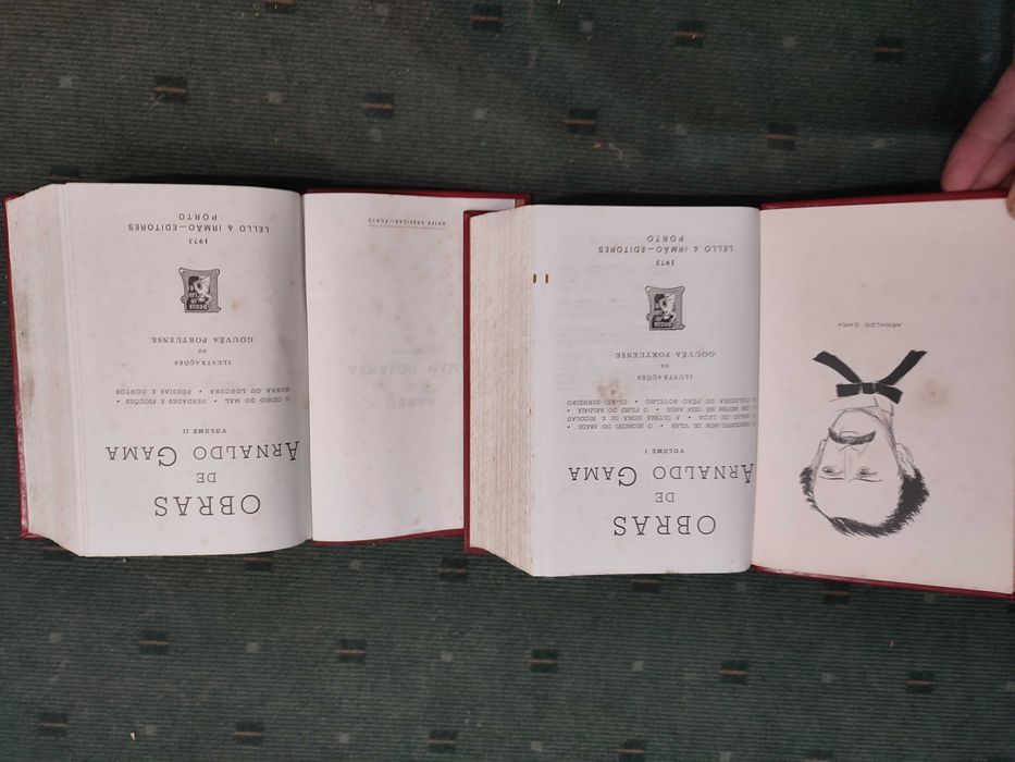 Obras de Arnaldo Gama - 2 Volumes - Edição Lello & Irmão