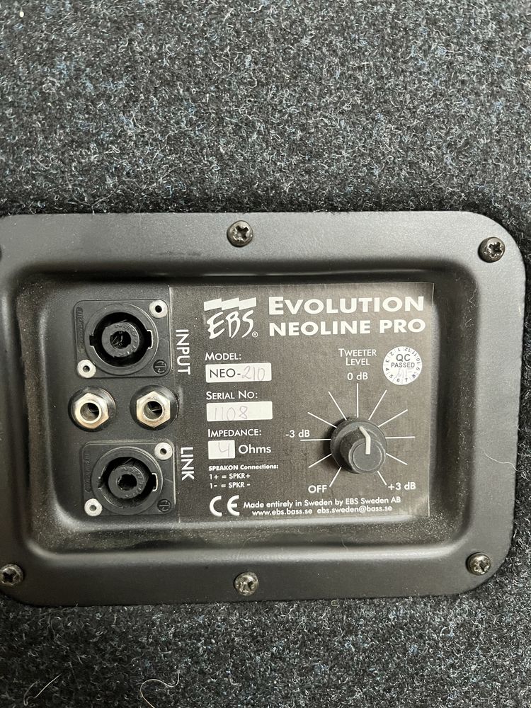 EBS NeoLine 210, 500W Kolumna Basowa